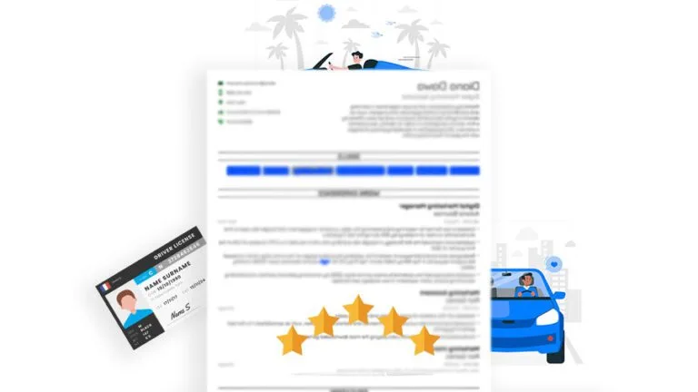 رخصة القيادة في السيرة الذاتية مهارات السائق في السيرة الذاتية