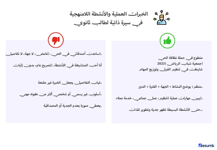 سيرة ذاتية لطالب ثانوي مجانية جاهزة سيرة ذاتية لطالب ثانوي مجانية جاهزة